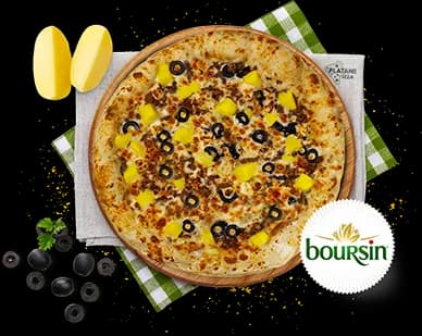 Boursin, Pizzas Platane Pizza