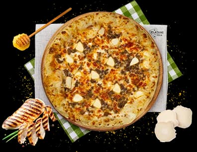 Chèvre miel, Pizzas Platane Pizza