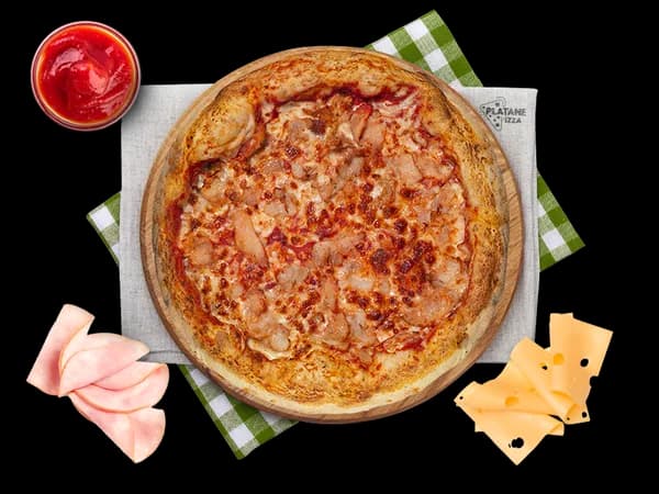Jambon, Pizzas Platane Pizza
