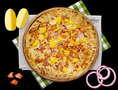 Tartiflette, Pizzas Platane Pizza